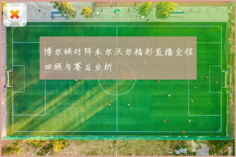 博尔顿对阵米尔沃尔精彩直播全程回顾与赛后分析